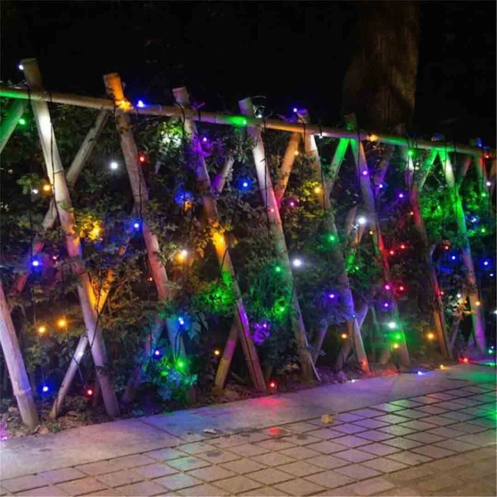 🎄 Pachet 4x Instalatie de Craciun Model 6027 – Liniara Flash, 700 LED-uri, 100 m Total, Multicolor | Atmosfera Magica pentru Sarbatori ✨🌈