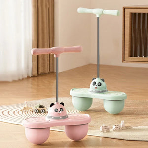 Jucărie de Sărituri pentru Copii, cu Mâner Ergonomic și Bază Antialunecare, Model Panda Mix Mart