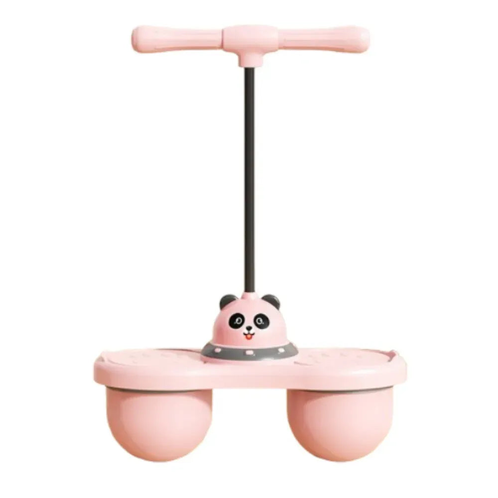 Jucărie de Sărituri pentru Copii, cu Mâner Ergonomic și Bază Antialunecare, Model Panda Mix Mart