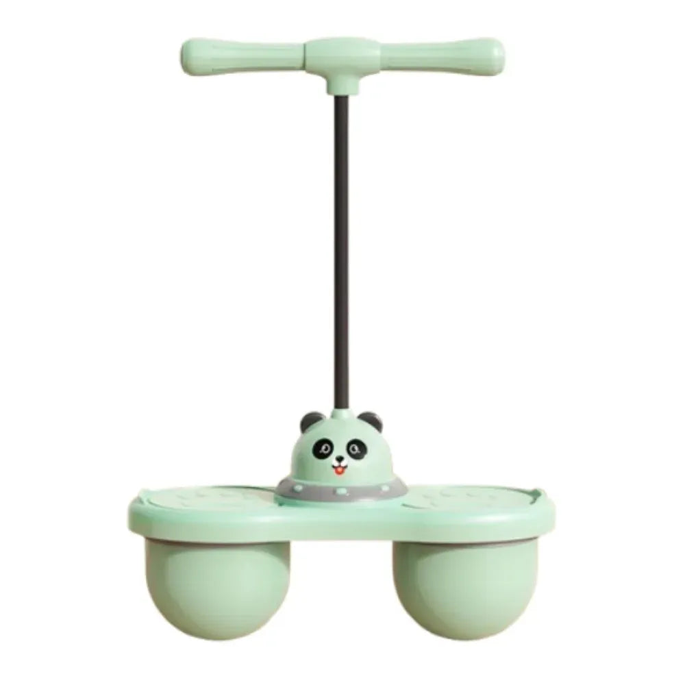 Jucărie de Sărituri pentru Copii, cu Mâner Ergonomic și Bază Antialunecare, Model Panda Mix Mart