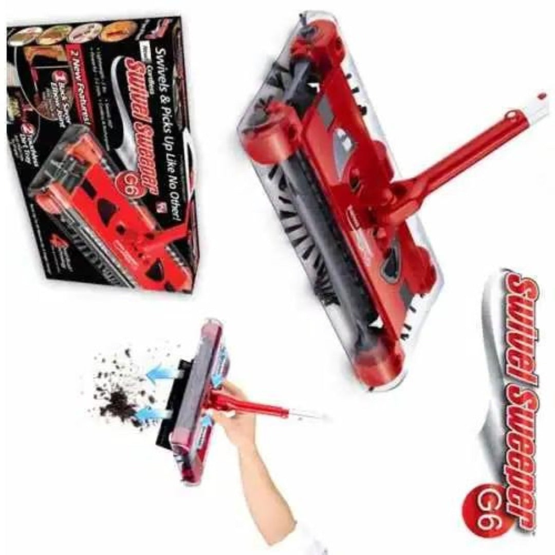 Mătură Electrica Swivel Sweeper G6 – Curățare Rapidă, 360°, Ușoară și Eficientă pentru Toate Suprafețele