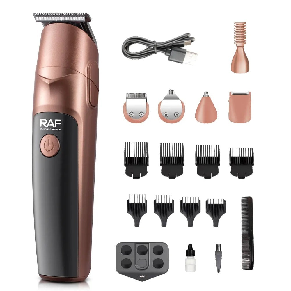 Kit aparat de tuns fără fir RAF R4021 – 5W, 19 accesorii, reîncărcabil Mix Mart