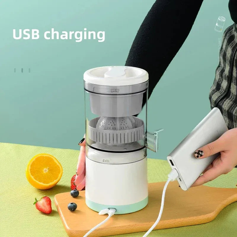 🍊 Storcator Electric de Citrice Portabil 45W – Alimentare USB, Rapid, Curat si Super Practic!