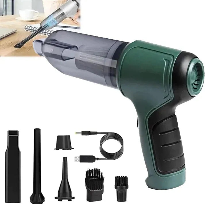 🌬️ Mini Aspirator Portabil 3 in 1 cu Acumulator – Putere Mare, Design Compact, Ideal pentru Curatarea Rapida!