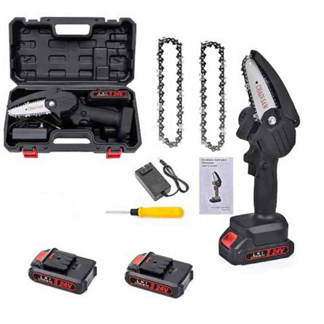 🪚 Mini Fierastrau cu 2 Acumulatori 36V – Putere, Mobilitate si Taiere Rapida pentru Orice Lucrari