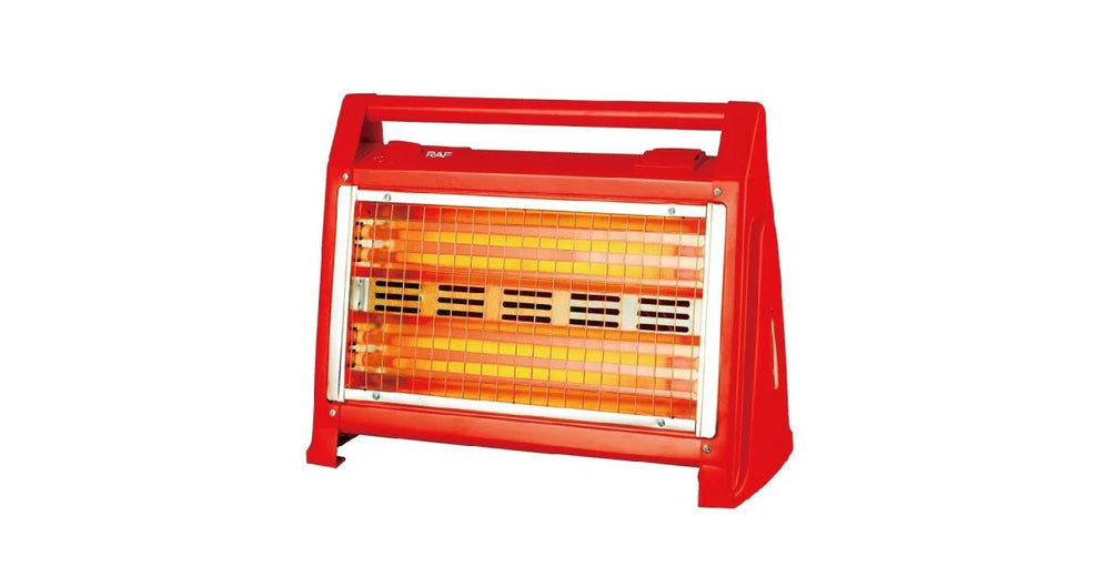Radiator cu cuarț RAF R-1175 – 2400W, cu termostat și ventilator, 3 regimuri de încălzire Mix Mart