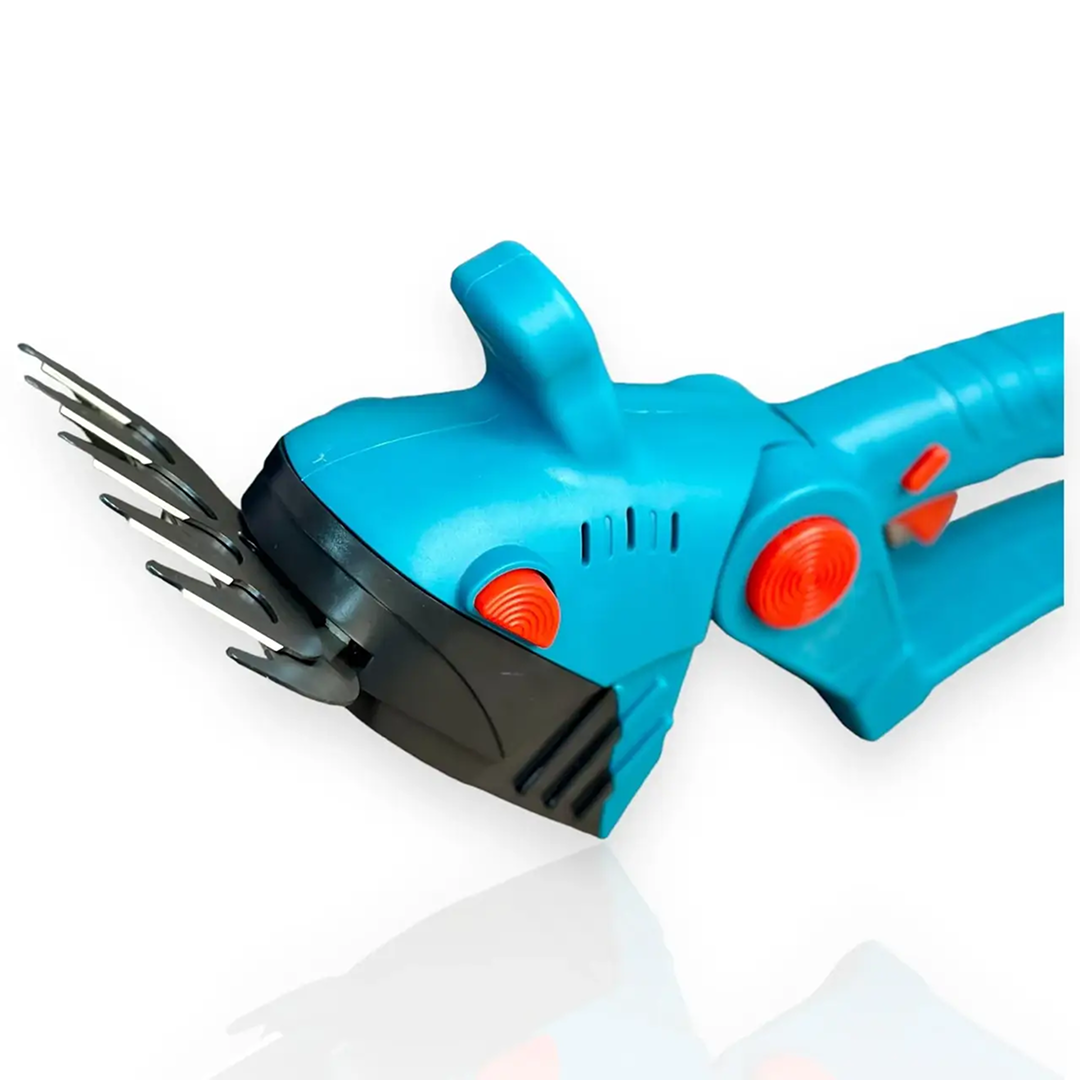 Foarfecă electrică de grădină cu acumulator 48V, 2 baterii, 2 lame, pentru iarbă și gard viu Mix Mart