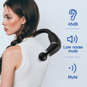 Pistol de masaj fascial cu mâner lung U-Shape – 6 viteze, 4 capete Mix Mart