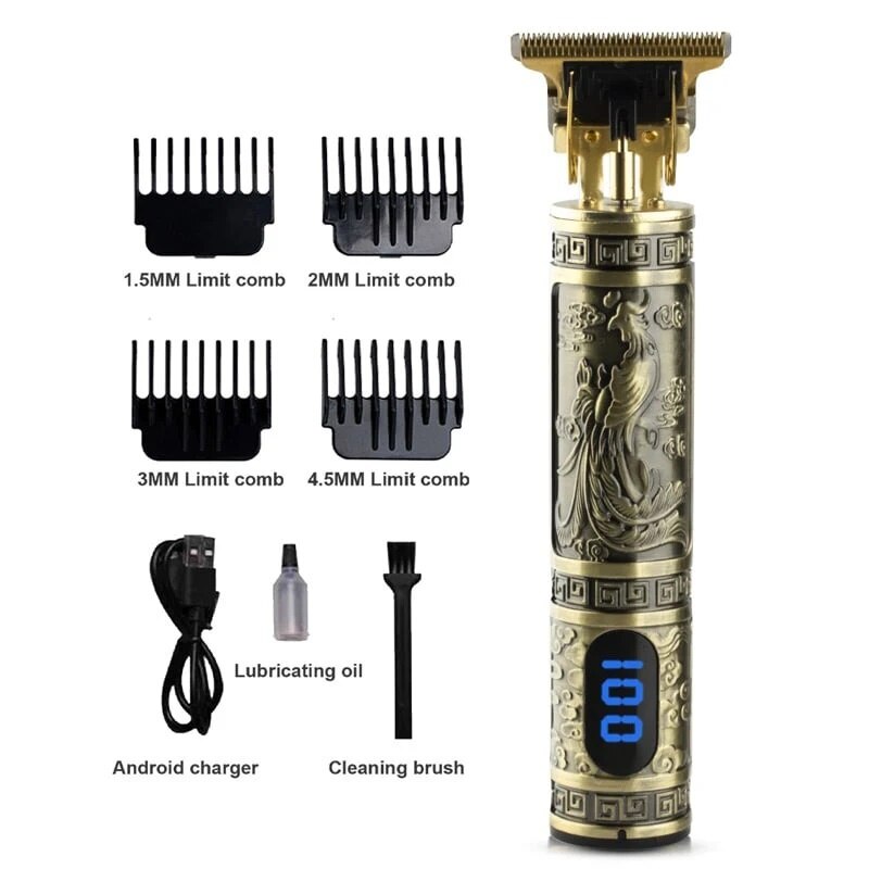 Aparat de tuns fără fir RAF R431 – afișaj digital, 4 distanțiere Mix Mart