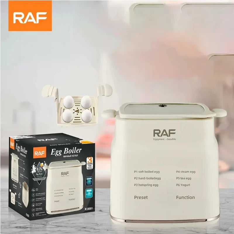 Fierbător de ouă RAF R-0051 – 300W, 6 moduri de gătire, afișaj digital