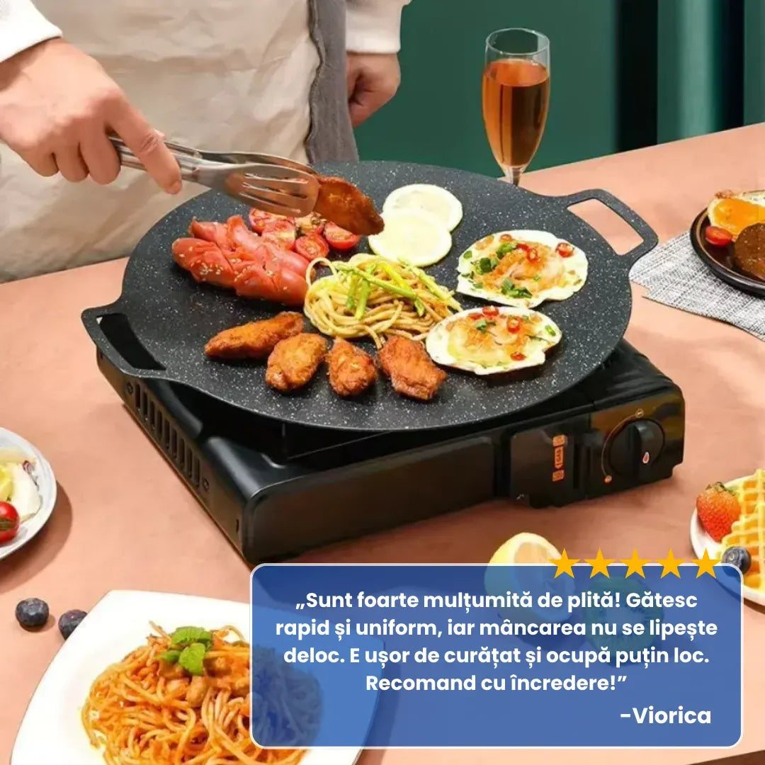 Plită japoneză electrică – gătit rapid, sigur și eficient în orice spațiu