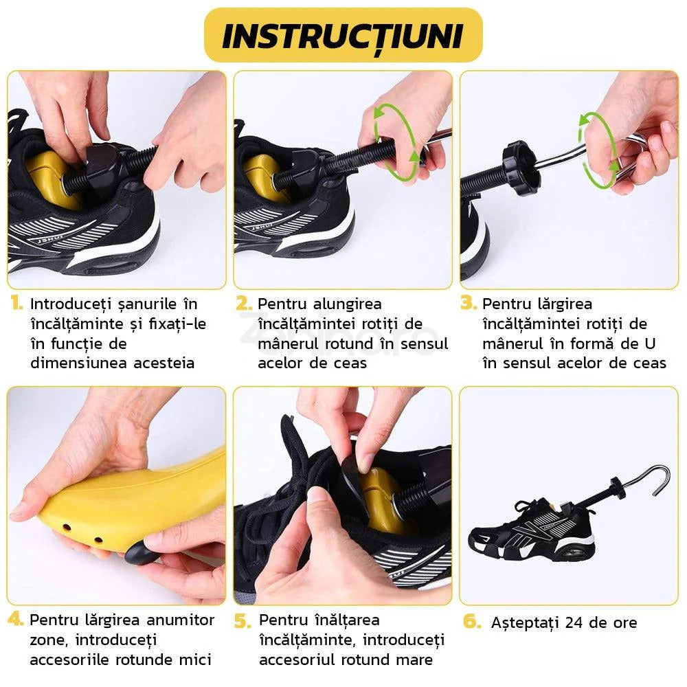 1+1 gratis Calapod reglabil pentru alungit și lărgit pantofi – universal Mix Mart
