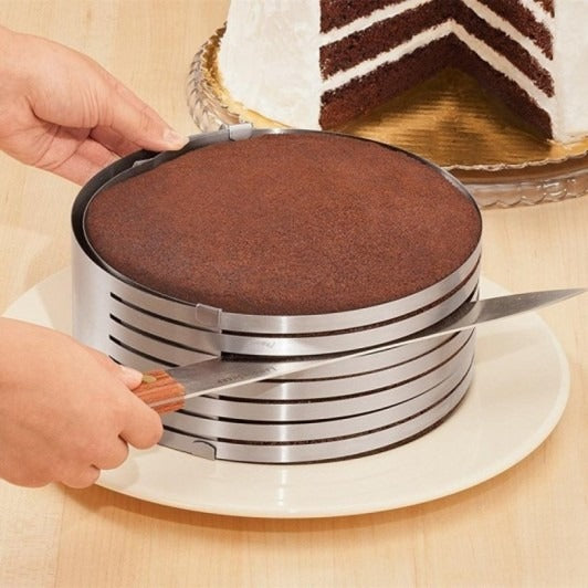 Feliator Reglabil pentru Blat de Tort 16–20 cm – Straturi Perfecte, Taiere Uniforma si Rezultate Profesionale 🍰✨