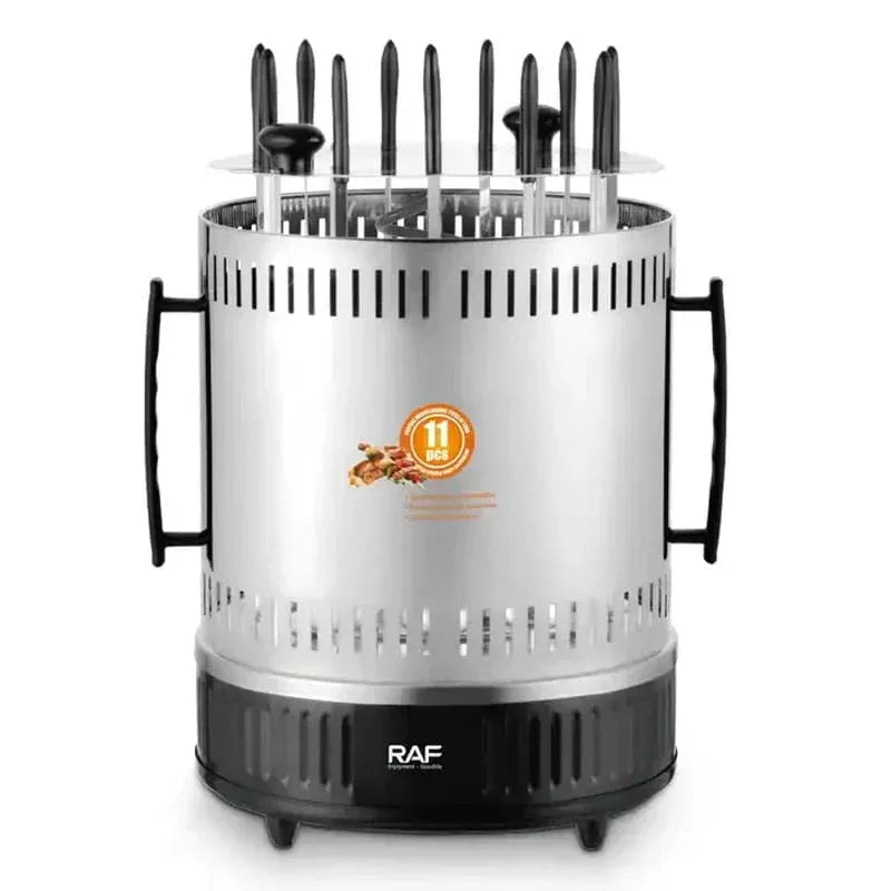 Grătar electric vertical RAF R-8628 – 1500W, 11 frigarui rotative