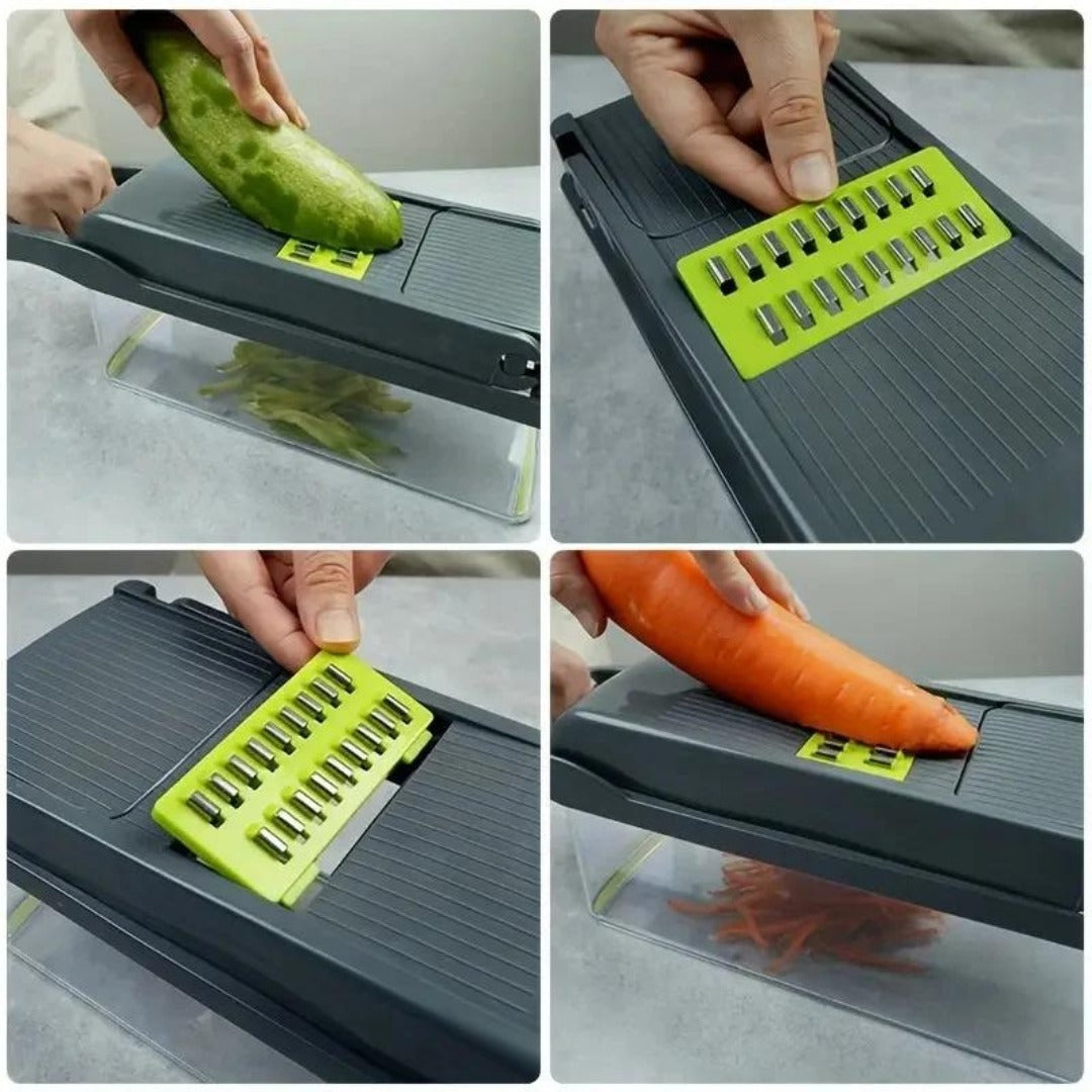 Răzătoare Multifuncțională Nicer Dicer – Tăiere Rapidă, Uniformă și Ușor de Utilizat
