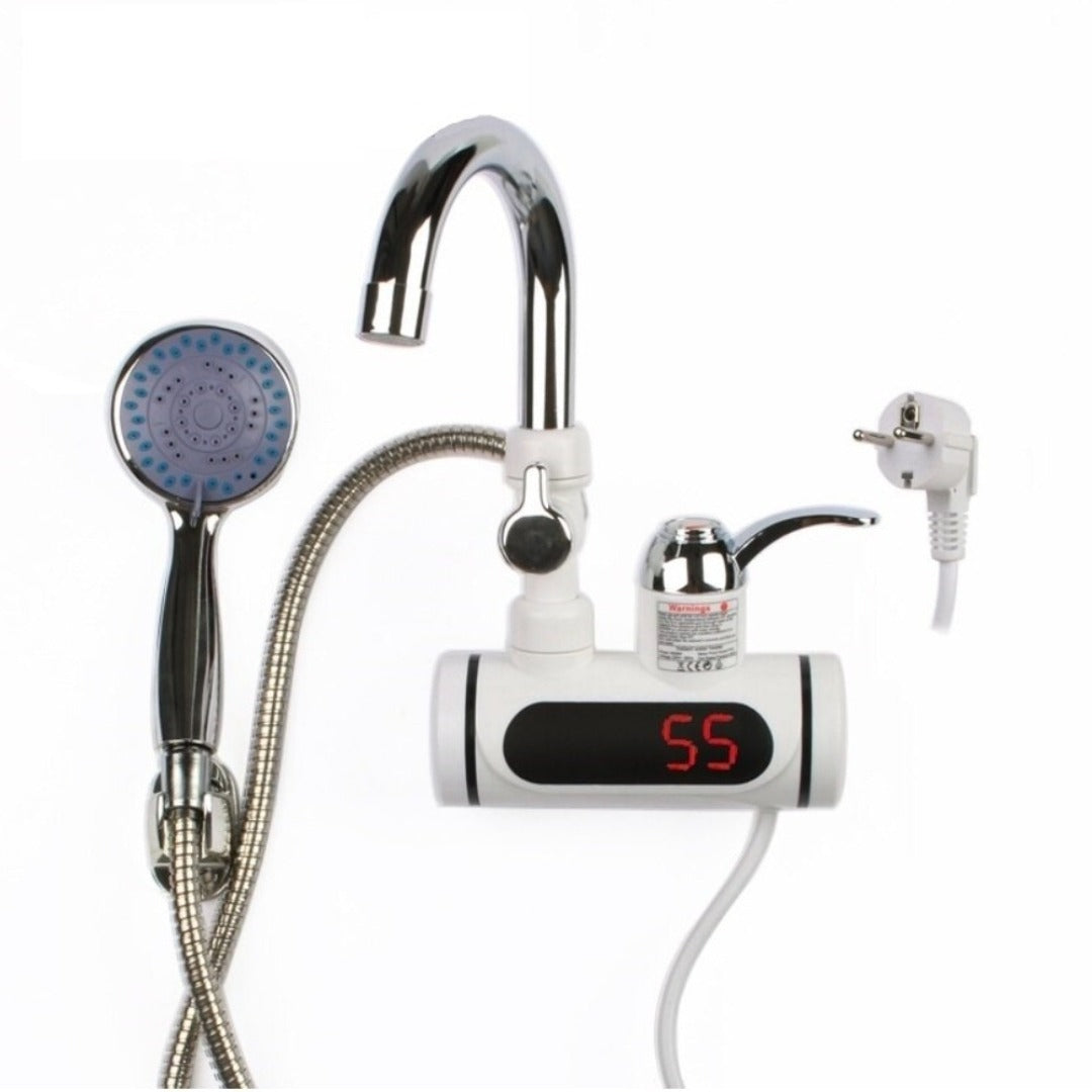 🚿 Robinet Electric cu Incalzire Instantanee + Dus, Afisaj LED – Apa Calda Imediat, Economic si Modern