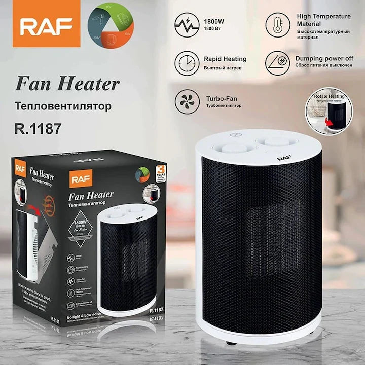 Aerotermă electrică RAF R1187 – 1800W, pentru până la 25 mp, 3 moduri de operare Mix Mart