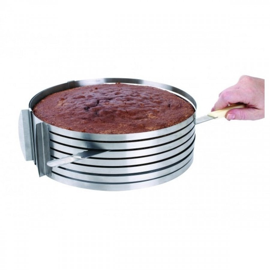 Feliator Reglabil pentru Blat de Tort 16–20 cm – Straturi Perfecte, Taiere Uniforma si Rezultate Profesionale 🍰✨