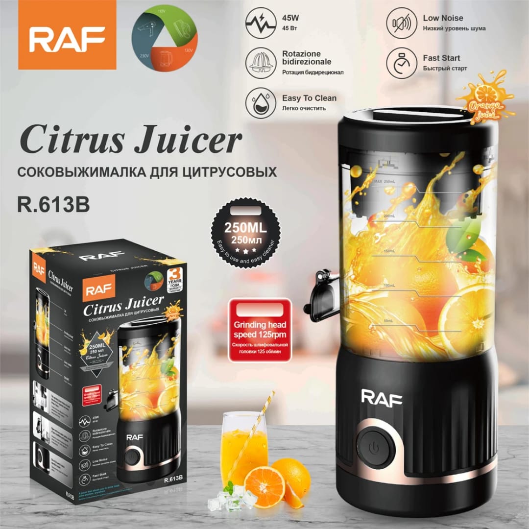 Storcător de Suc RAF R-613 – 45W, 250 ml, 2 culori Mix Mart
