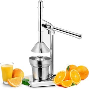 Storcător  de citrice cu presa manuala inox Mix Mart