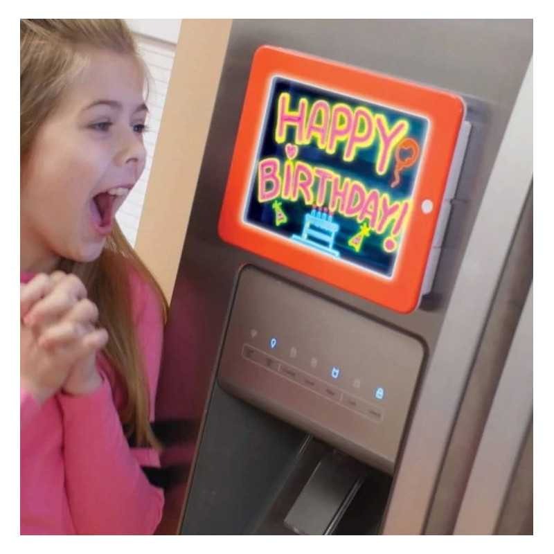 Tablă Luminoasă pentru Desenat Magic Pad – Carioci Speciale și Șabloane Incluse, Divertisment Educativ pentru Copii