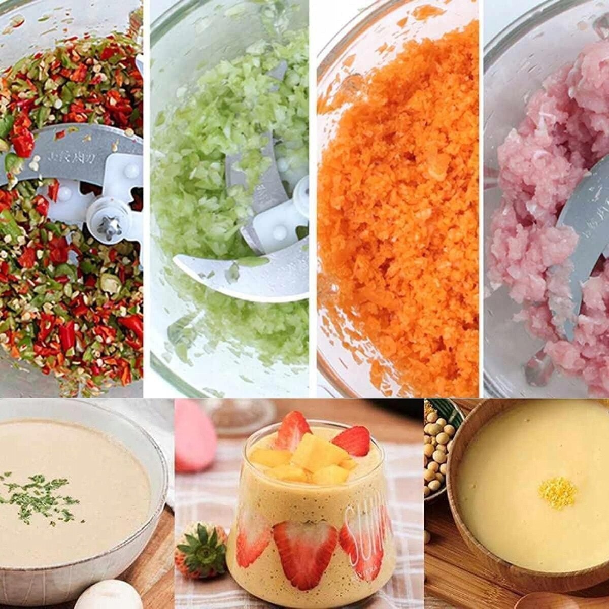 Tocător electric multifuncțional 5 litri– putere, precizie și versatilitate în bucătărie