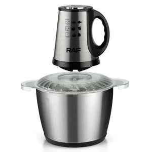 Tocator Electric Profesional RAF cu Bol din Inox si 4 Lame Duble din Otel Inoxidabil Mix Mart