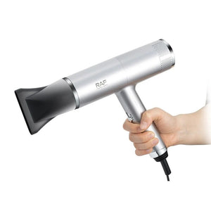 Uscator-de-par-cu-ioni-negativi- RAF R474,1600W, 2 viteze, buton cu aer rece,1 cap magnetic inclus Mix Mart