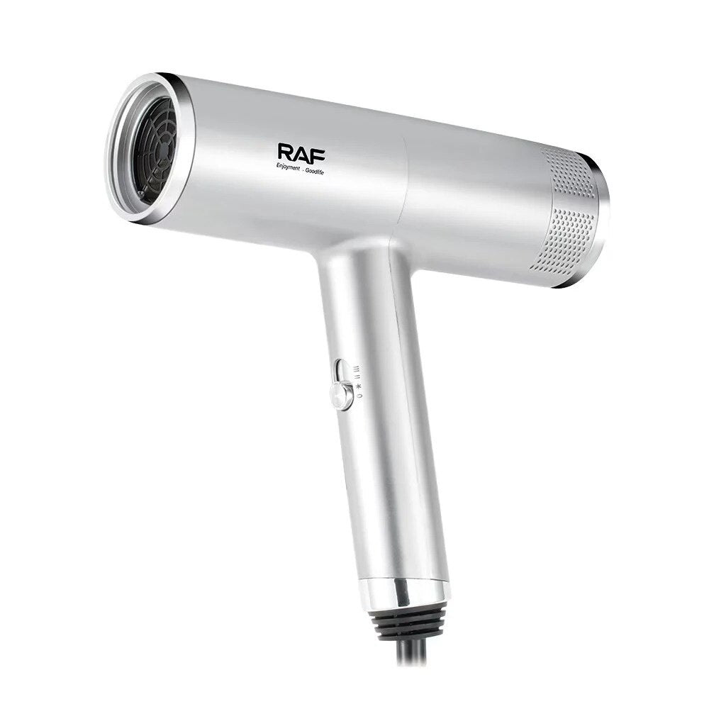 Uscator-de-par-cu-ioni-negativi- RAF R474,1600W, 2 viteze, buton cu aer rece,1 cap magnetic inclus Mix Mart